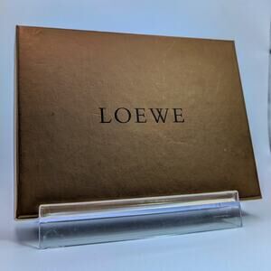 Auth Loewe Suede & Leather Compact Wallet – Brown & Gold Full Inclusion w/ COA